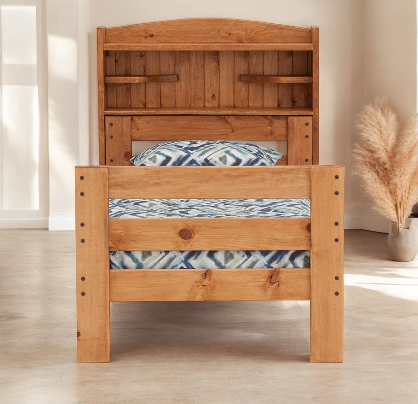 Dunrango Bookcase Headboard in Twin Size - M&J Design Furniture