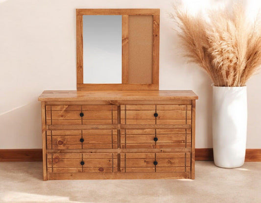 Durango Cork Board Mirror - M&J Design Furniture