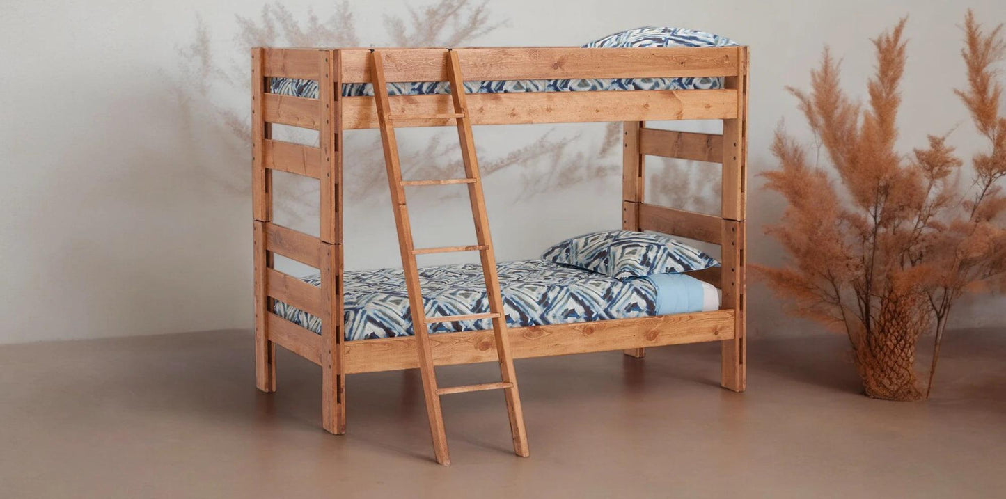 Durango Bunk Bed in Twin Size with Bunk Ladder - M&J Design Furniture