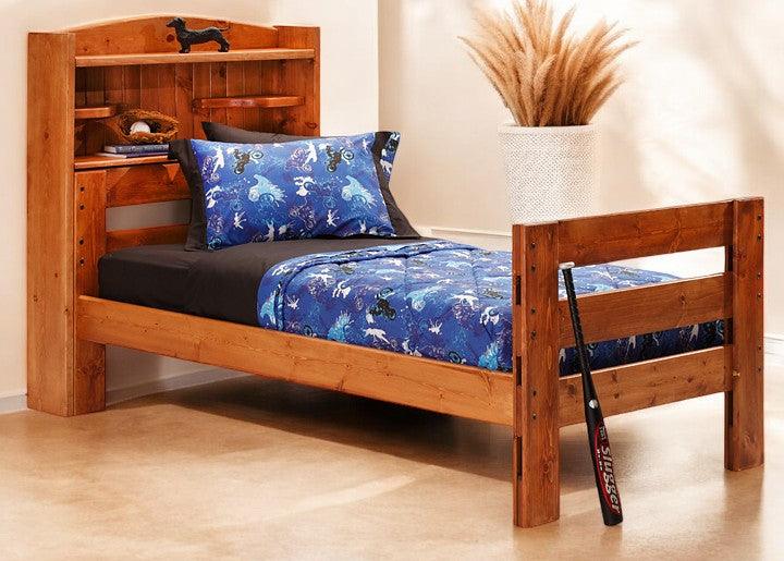 Durango Bookcase Bed in Twin Size - M&J Design Furniture