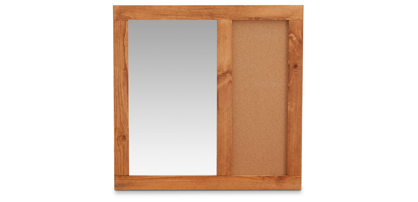 Durango Cork Board Mirror - M&J Design Furniture