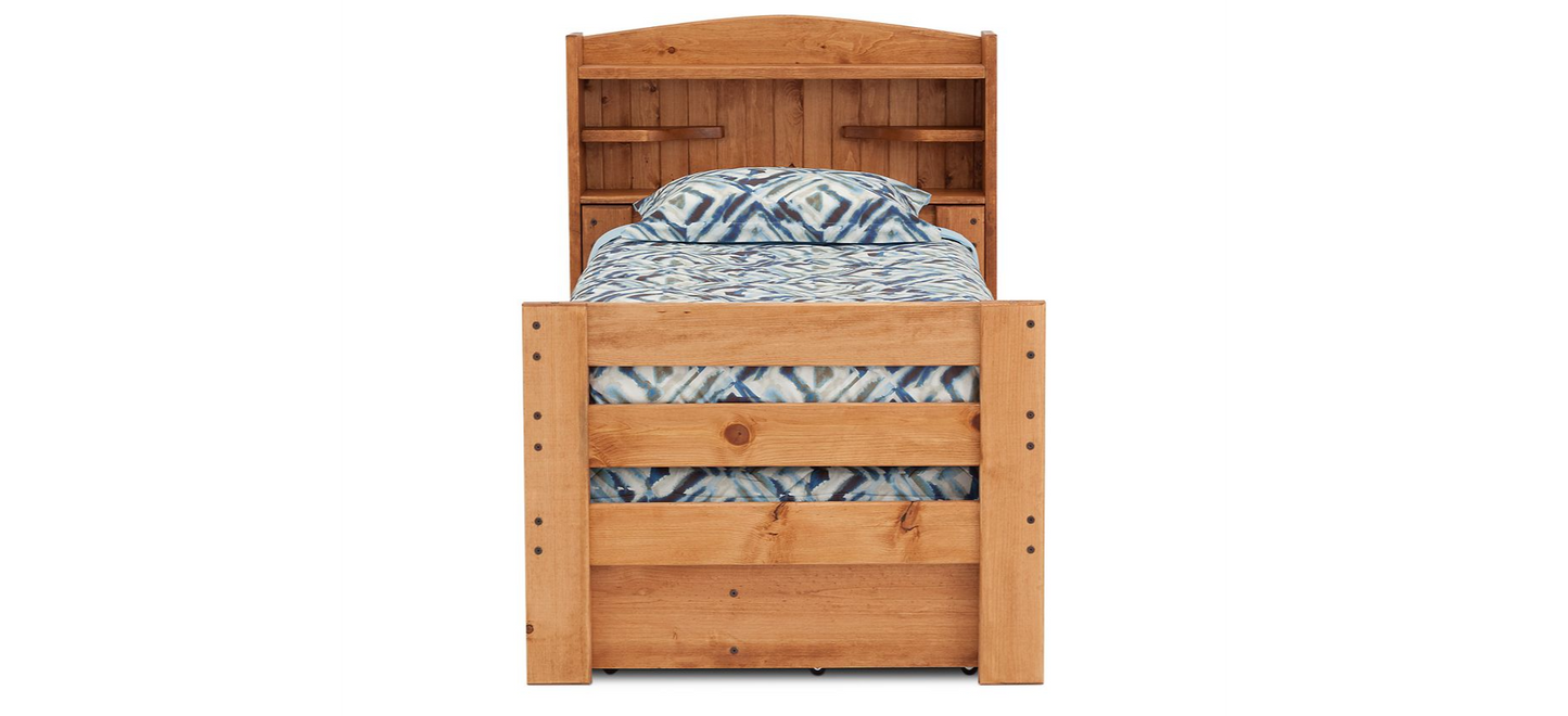 Durango Bookcase Bed with Trundle in TWIN Size - M&J Design Furniture