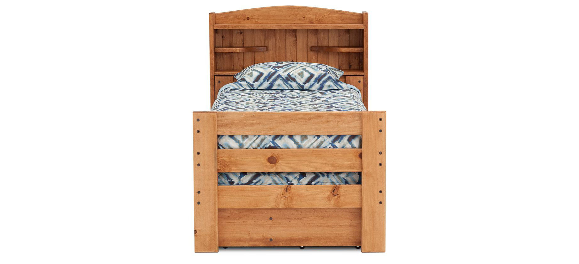 Durango Bookcase Bed with Trundle in TWIN Size - M&J Design Furniture