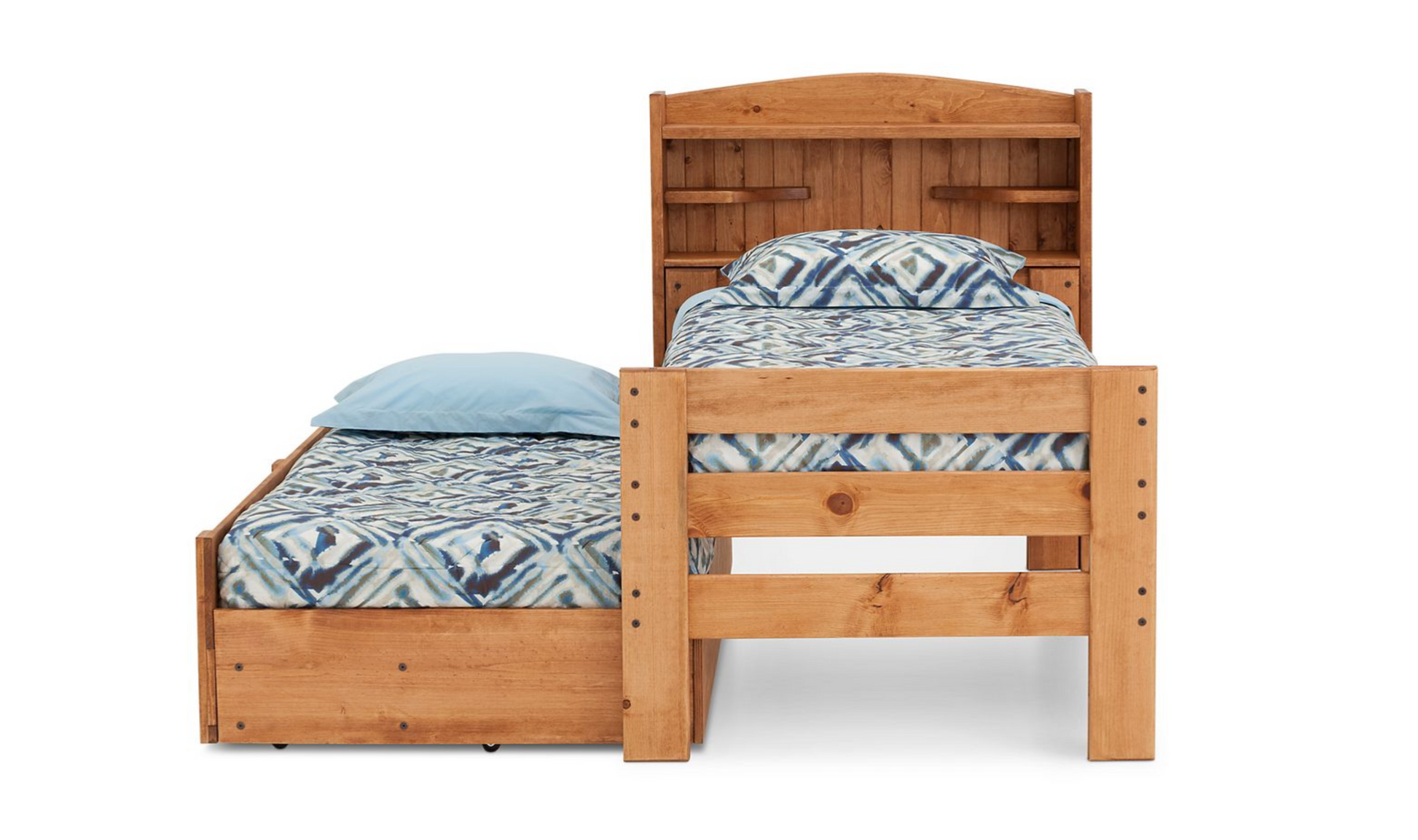 Durango Bookcase Bed with Trundle in TWIN Size - M&J Design Furniture