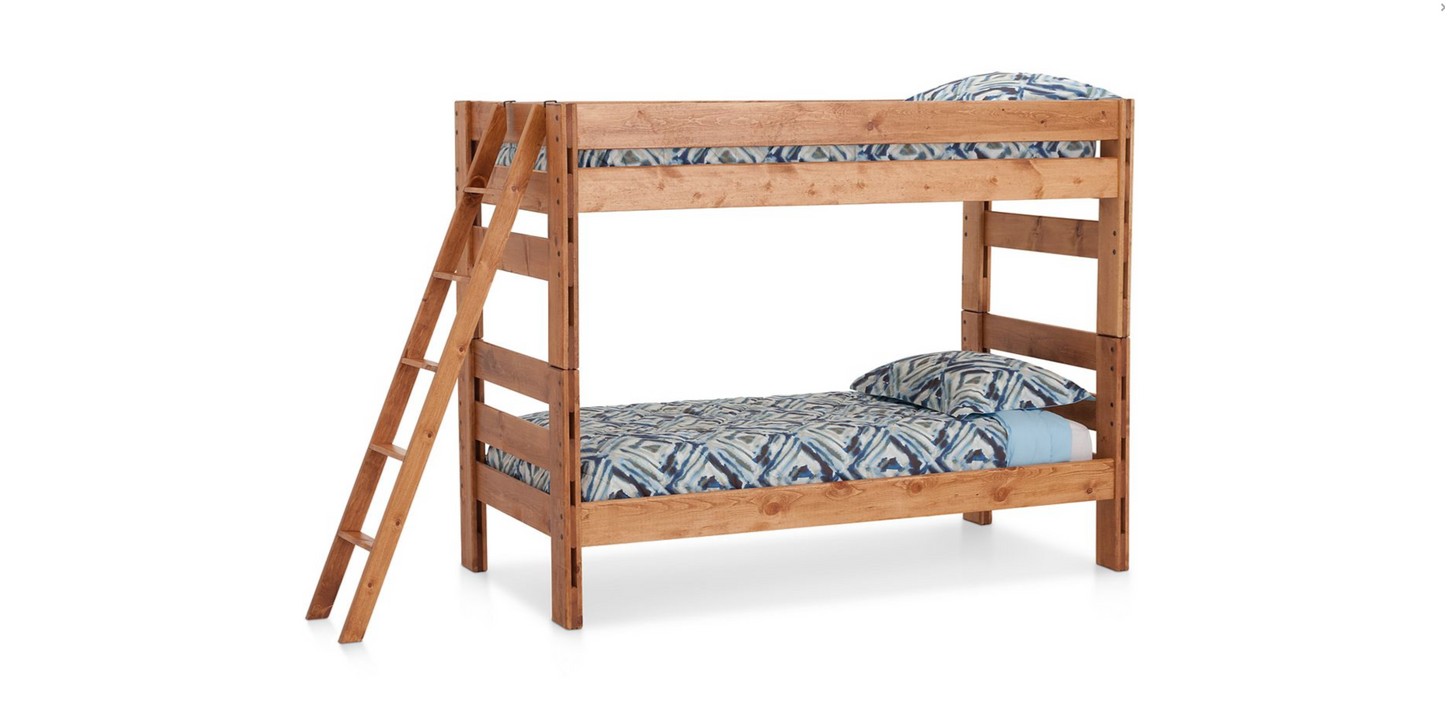 Durango Bunk Bed in Twin Size with Bunk Ladder - M&J Design Furniture