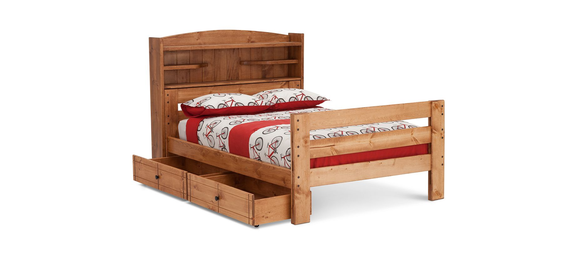 Durango Bookcase Bed with 6