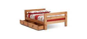 Durango Panel Bed with 2 Storage Drawers In FULL Size - M&J Design Furniture 