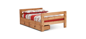 Durango Panel Bed with 2 Storage Drawers In FULL Size - M&J Design Furniture 