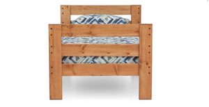 Durango Panel Bed in TWIN Size - M&J Design Furniture 