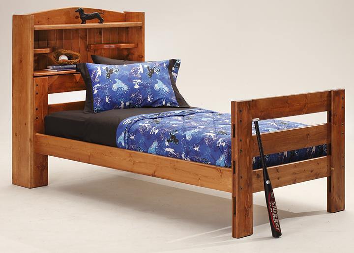 Durango Bookcase Bed in TWIN Size - M&J Design Furniture 